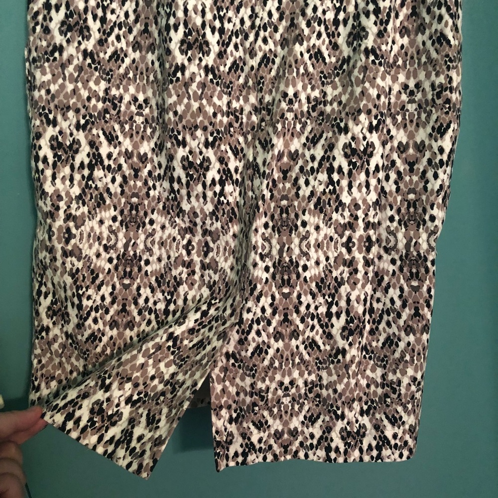 Animal print skirt